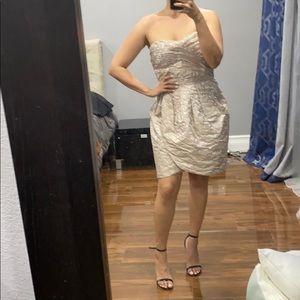 Max and Cleo beige cocktail dress